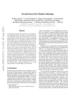 Towards Source-Free Machine Unlearning