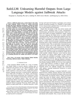 SafeLLM: Unlearning Harmful Outputs from Large Language Models against Jailbreak Attacks