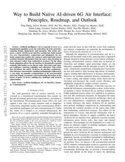 Way to Build Native AI-driven 6G Air Interface: Principles, Roadmap, and Outlook