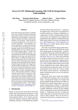 DesignCLIP: Multimodal Learning with CLIP for Design Patent Understanding