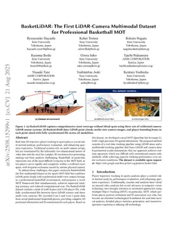 BasketLiDAR: The First LiDAR-Camera Multimodal Dataset for Professional Basketball MOT