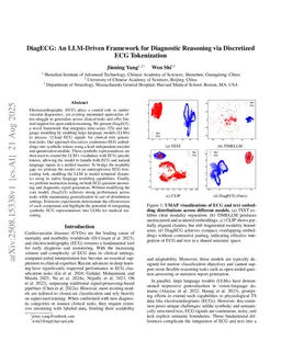 DiagECG: An LLM-Driven Framework for Diagnostic Reasoning via Discretized ECG Tokenization