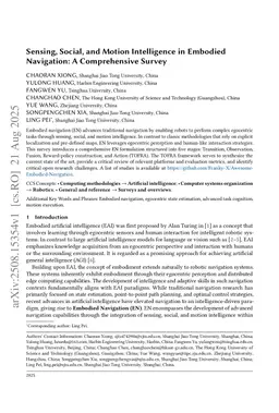 Sensing, Social, and Motion Intelligence in Embodied Navigation: A Comprehensive Survey