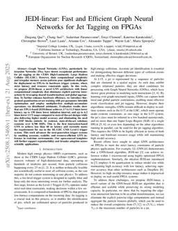 JEDI-linear: Fast and Efficient Graph Neural Networks for Jet Tagging on FPGAs