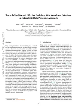 Towards Stealthy and Effective Backdoor Attacks on Lane Detection: A Naturalistic Data Poisoning Approach