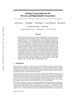 Scaling Group Inference for Diverse and High-Quality Generation