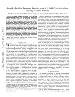 Straggler-Resilient Federated Learning over A Hybrid Conventional and Pinching Antenna Network