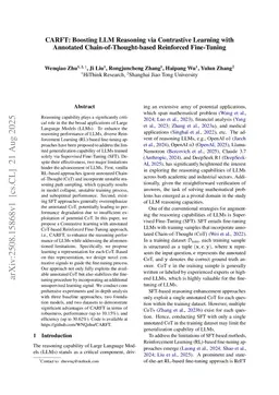 CARFT: Boosting LLM Reasoning via Contrastive Learning with Annotated Chain-of-Thought-based Reinforced Fine-Tuning