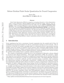 Robust Residual Finite Scalar Quantization for Neural Compression
