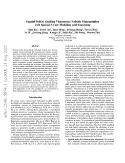 Spatial Policy: Guiding Visuomotor Robotic Manipulation with Spatial-Aware Modeling and Reasoning