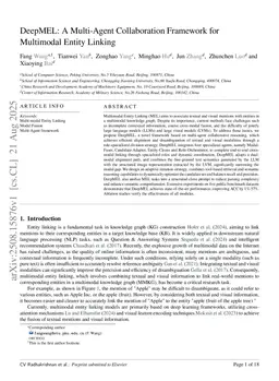 DeepMEL: A Multi-Agent Collaboration Framework for Multimodal Entity Linking