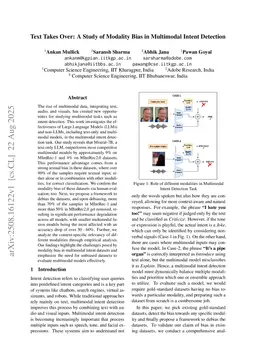 Text Takes Over: A Study of Modality Bias in Multimodal Intent Detection