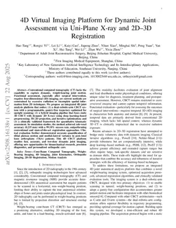 4D Virtual Imaging Platform for Dynamic Joint Assessment via Uni-Plane X-ray and 2D-3D Registration