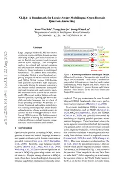 XLQA: A Benchmark for Locale-Aware Multilingual Open-Domain Question Answering