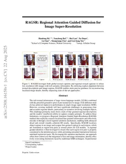 RAGSR: Regional Attention Guided Diffusion for Image Super-Resolution