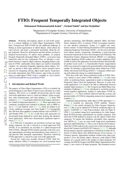 FTIO: Frequent Temporally Integrated Objects