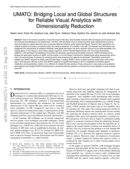 UMATO: Bridging Local and Global Structures for Reliable Visual Analytics with Dimensionality Reduction