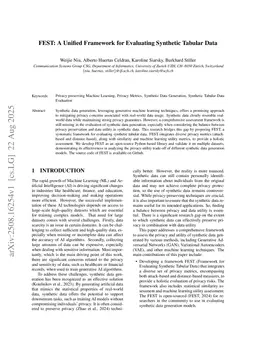 FEST: A Unified Framework for Evaluating Synthetic Tabular Data