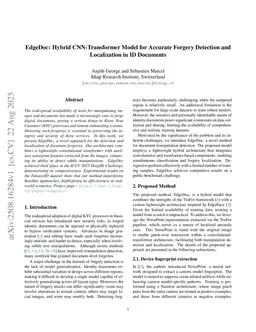 EdgeDoc: Hybrid CNN-Transformer Model for Accurate Forgery Detection and Localization in ID Documents