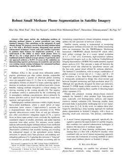 Robust Small Methane Plume Segmentation in Satellite Imagery