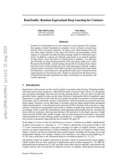 RotaTouille: Rotation Equivariant Deep Learning for Contours