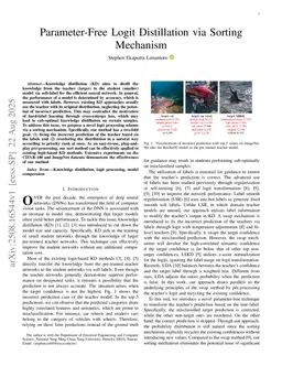 Parameter-Free Logit Distillation via Sorting Mechanism