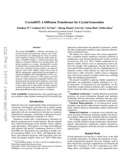 CrystalDiT: A Diffusion Transformer for Crystal Generation
