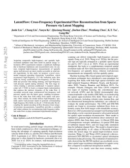 LatentFlow: Cross-Frequency Experimental Flow Reconstruction from Sparse Pressure via Latent Mapping