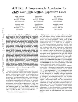 zkPHIRE: A Programmable Accelerator for ZKPs over HIgh-degRee, Expressive Gates