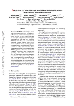 WebMMU: A Benchmark for Multimodal Multilingual Website Understanding and Code Generation