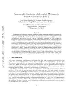 Neuromorphic Simulation of Drosophila Melanogaster Brain Connectome on Loihi 2