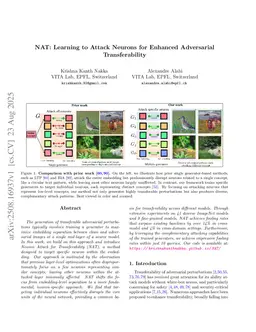 NAT: Learning to Attack Neurons for Enhanced Adversarial Transferability