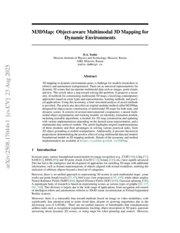 M3DMap: Object-aware Multimodal 3D Mapping for Dynamic Environments