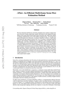 DeltaFlow: An Efficient Multi-frame Scene Flow Estimation Method
