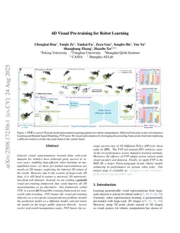 4D Visual Pre-training for Robot Learning