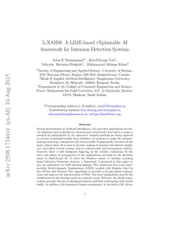 L-XAIDS: A LIME-based eXplainable AI framework for Intrusion Detection Systems