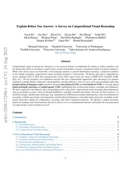 Explain Before You Answer: A Survey on Compositional Visual Reasoning