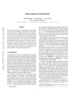 Data Leakage in Visual Datasets