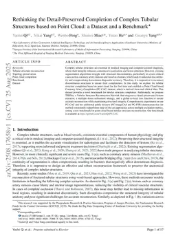 Rethinking the Detail-Preserved Completion of Complex Tubular Structures based on Point Cloud: a Dataset and a Benchmark