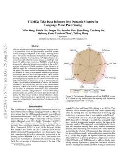 TiKMiX: Take Data Influence into Dynamic Mixture for Language Model Pre-training