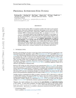 Proximal Supervised Fine-Tuning