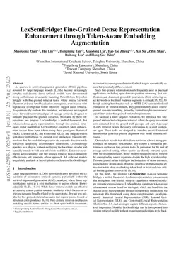 LexSemBridge: Fine-Grained Dense Representation Enhancement through Token-Aware Embedding Augmentation
