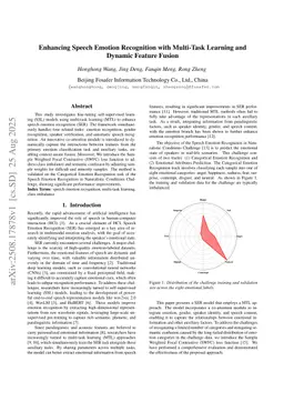 Enhancing Speech Emotion Recognition with Multi-Task Learning and Dynamic Feature Fusion