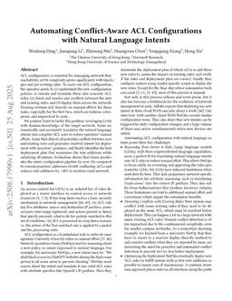 Automating Conflict-Aware ACL Configurations with Natural Language Intents