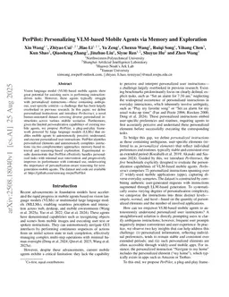 PerPilot: Personalizing VLM-based Mobile Agents via Memory and Exploration