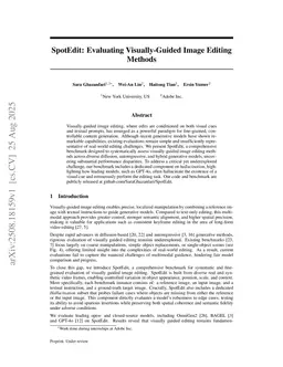 SpotEdit: Evaluating Visually-Guided Image Editing Methods