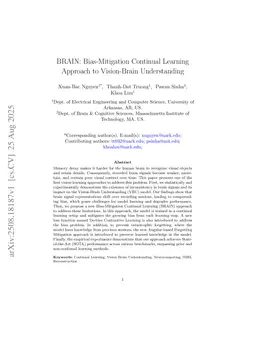 BRAIN: Bias-Mitigation Continual Learning Approach to Vision-Brain Understanding