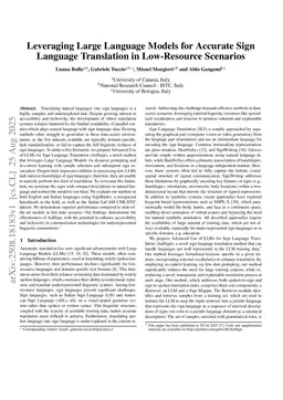 Leveraging Large Language Models for Accurate Sign Language Translation in Low-Resource Scenarios