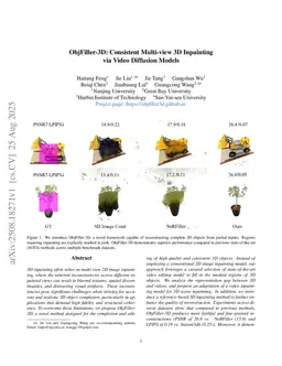 ObjFiller-3D: Consistent Multi-view 3D Inpainting via Video Diffusion Models