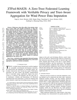 ZTFed-MAS2S: A Zero-Trust Federated Learning Framework with Verifiable Privacy and Trust-Aware Aggregation for Wind Power Data Imputation